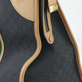 Ophidia Black×Brown canvas×leather 715773 H038963919オフィディア ブラック×ブラウン キャンバス×レザー 715773 H038963919