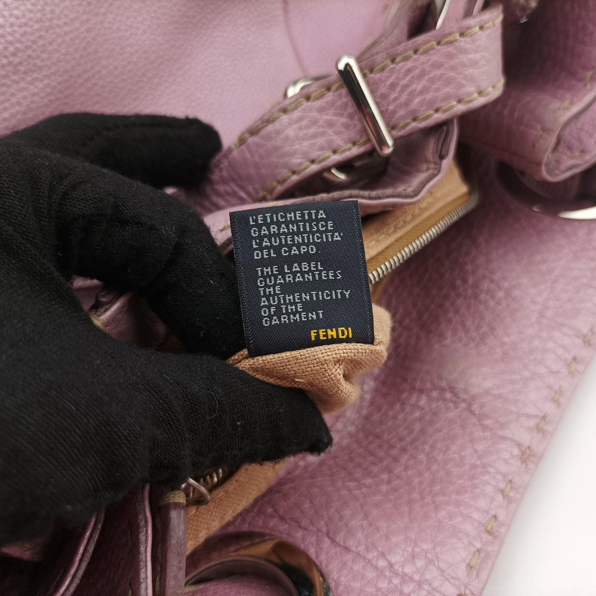 Selleria Pomodorino Pink Leather 8BR595 2454-8BR595-NDU-089トマトサドルリー ピンク レザー 8BR595 2454-8BR595-NDU-089