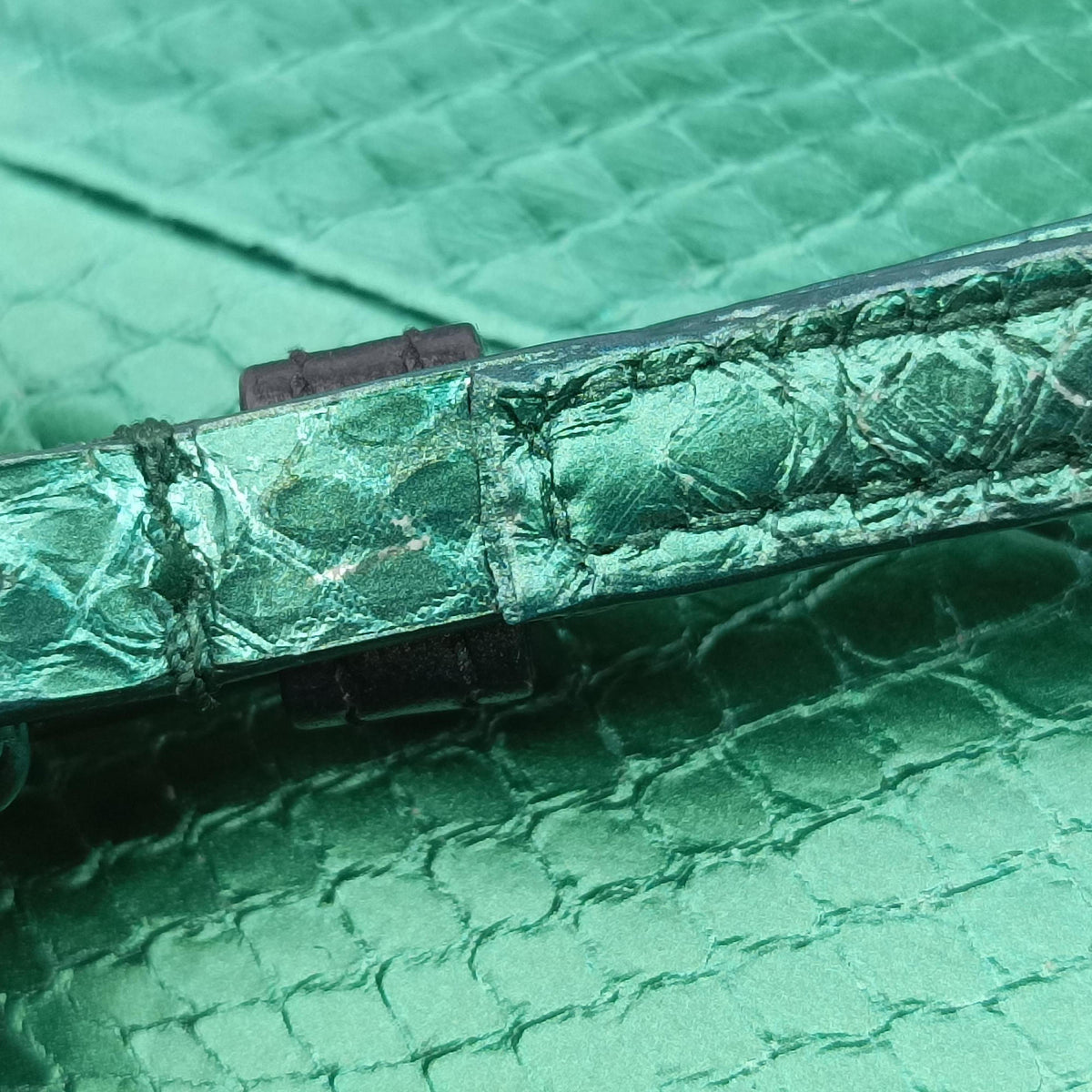 Kate toy Green snakeskin 491152 GUE491152.0717ケイト トイ グリーン ヘビ革 491152 GUE491152.0717