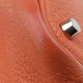 Picotin Lock Orange Taurillon Clemence F▢Mピコタン ロック オレンジ トリヨンクレマンス F▢M