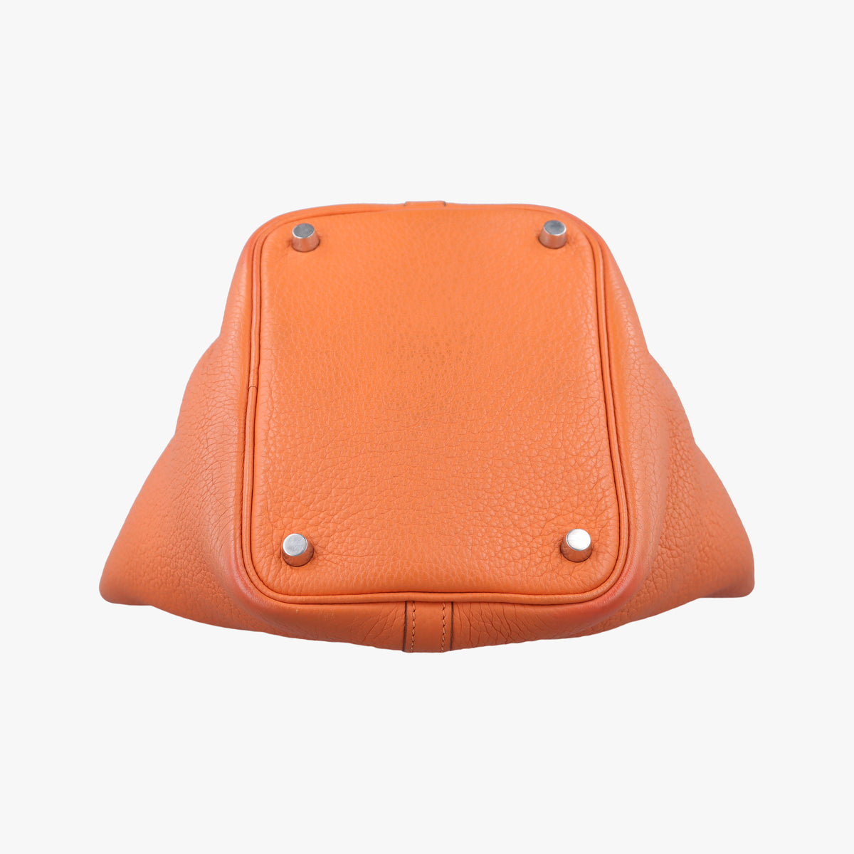 Picotin Lock Orange Taurillon Clemence F▢Mピコタン ロック オレンジ トリヨンクレマンス F▢M