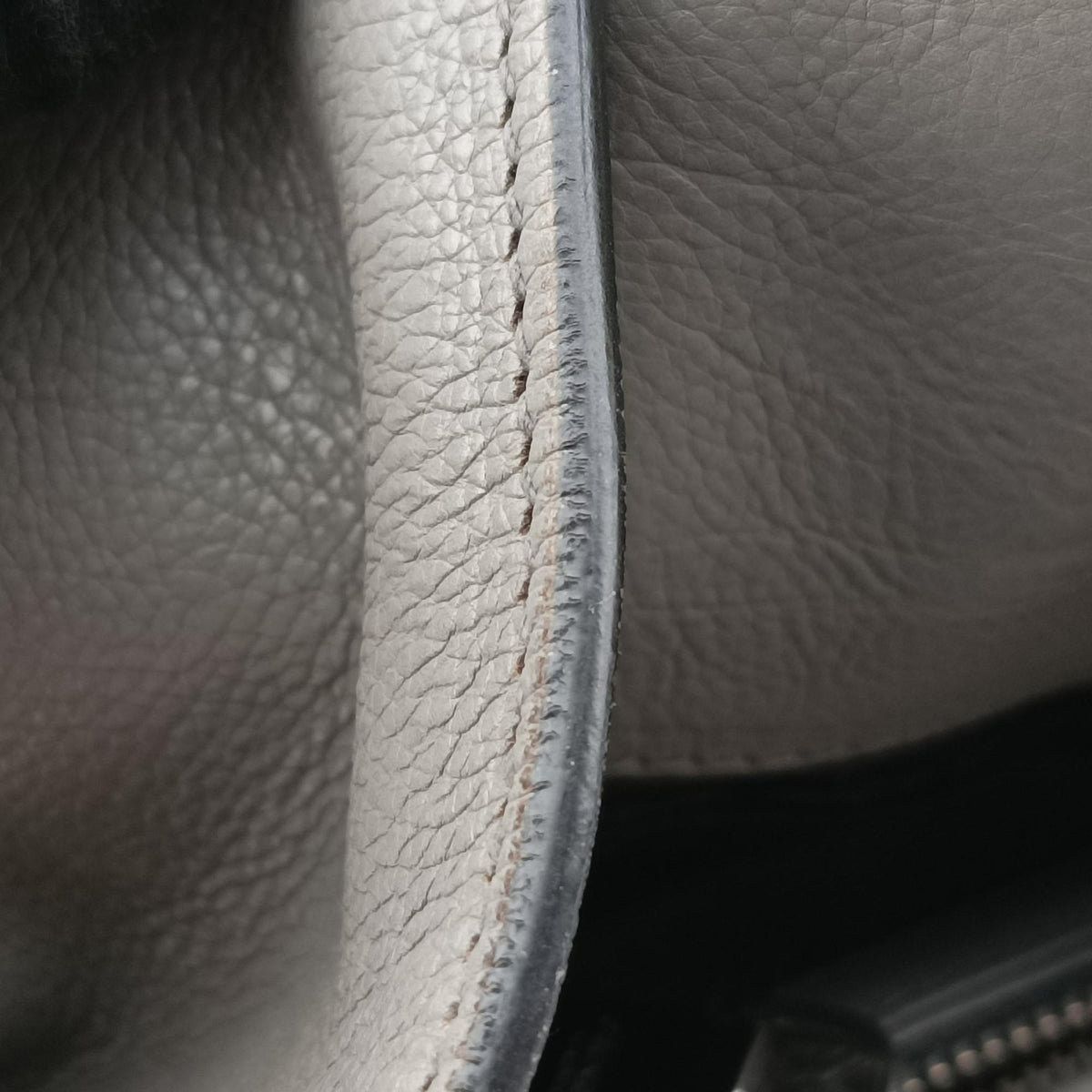 Glace Twin Pocket Tote Grey leather B2625M 14/Fグレース ツインポケットトート グレー レザー B2625M 14/F