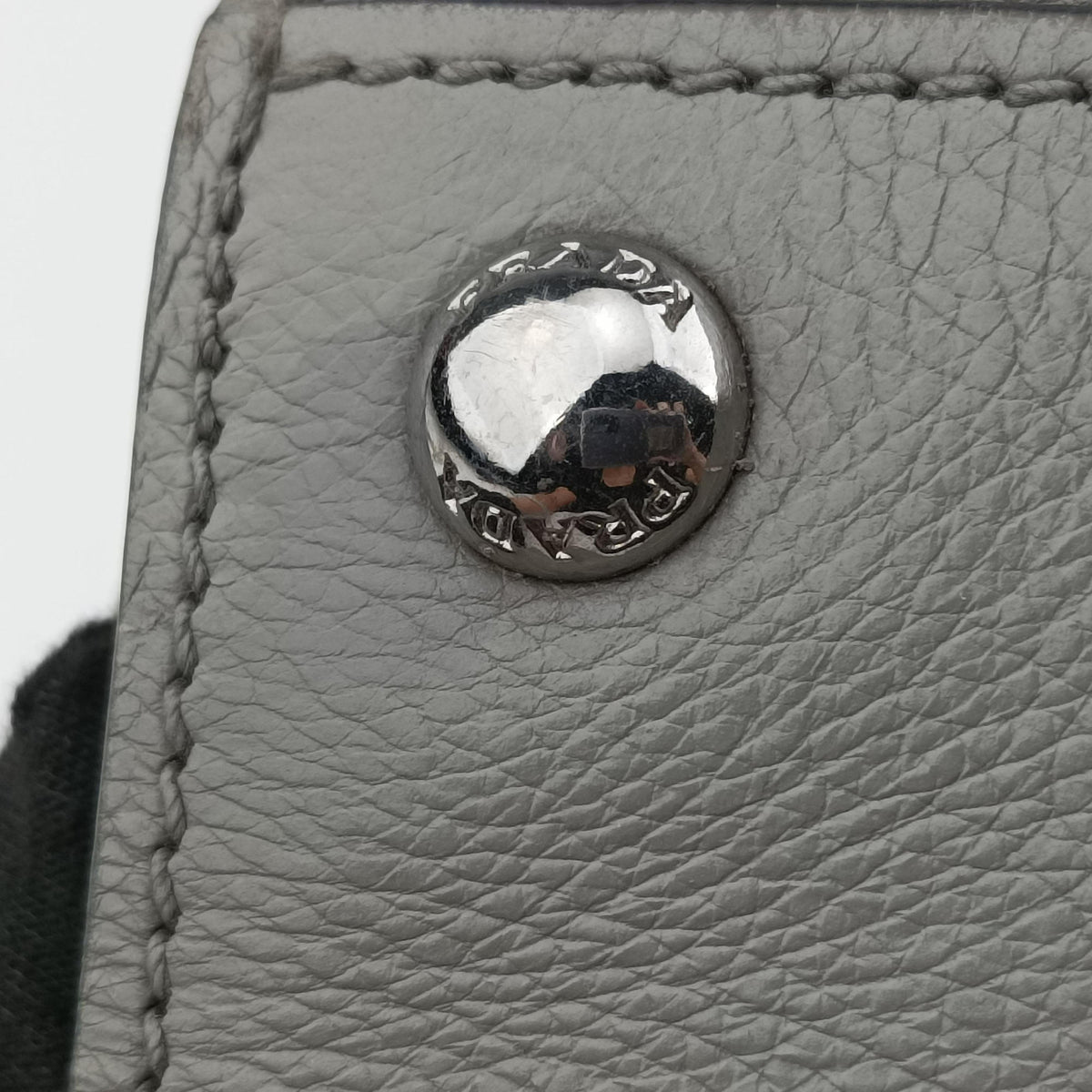 Glace Twin Pocket Tote Grey leather B2625M 14/Fグレース ツインポケットトート グレー レザー B2625M 14/F