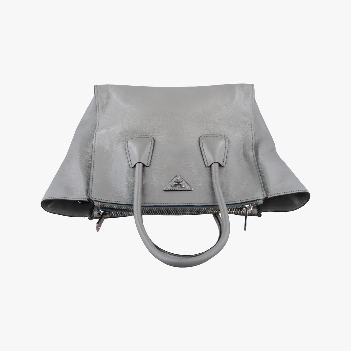 Glace Twin Pocket Tote Grey leather B2625M 14/Fグレース ツインポケットトート グレー レザー B2625M 14/F