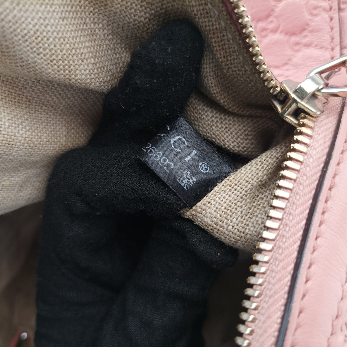 Microguccissima Pink Leather 449654 H023626892マイクログッチシマ ピンク レザー 449654 H023626892
