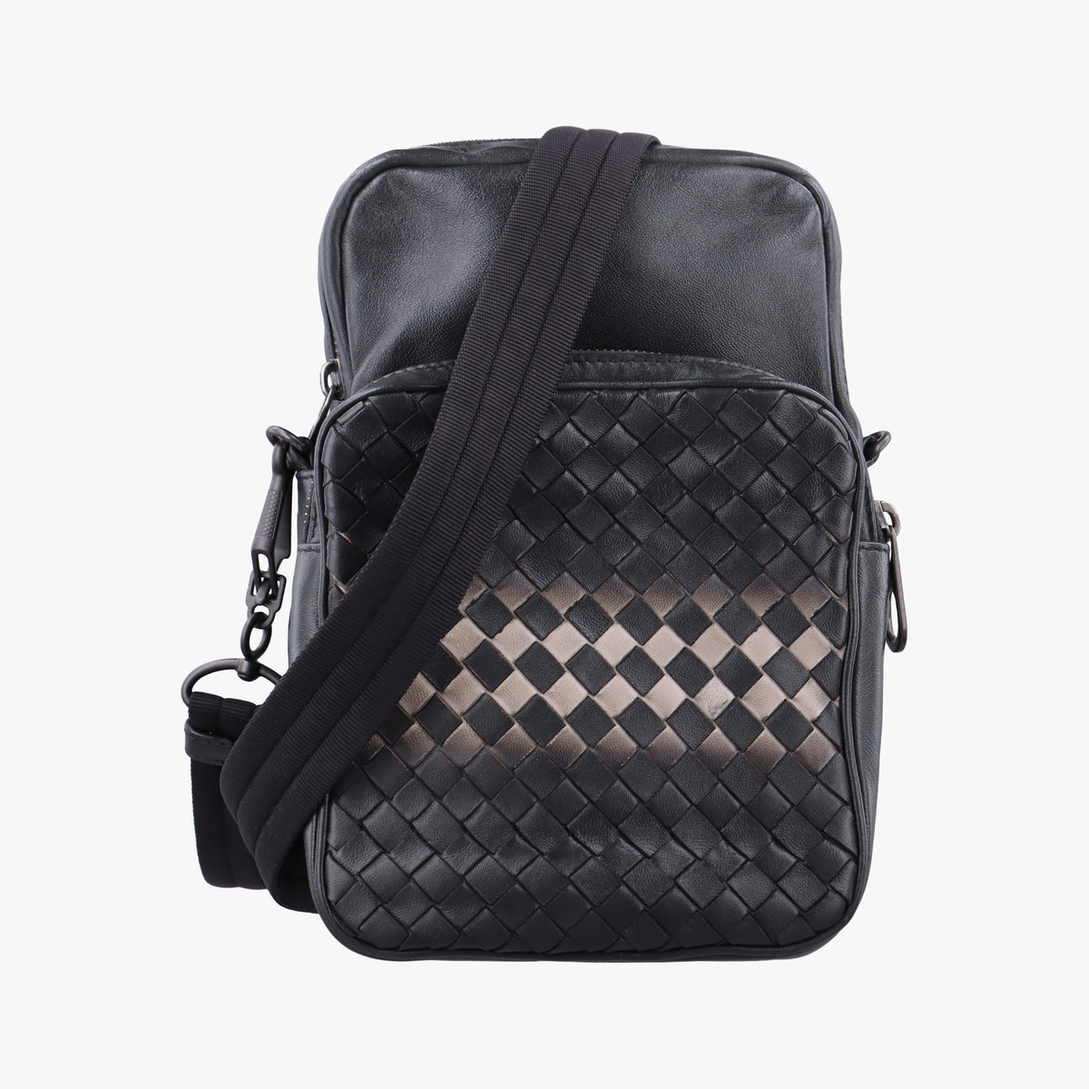 Intrecciato Black × Beige Lambskin B05041076Uイントレチャート ブラック × ベージュ ラムスキン B05041076U