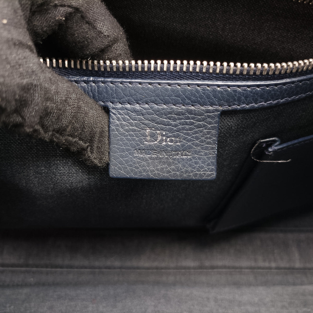 Zip Briefcase Navy leather 05-BO-0165ジップブリーフケース ネイビー レザー 05-BO-0165
