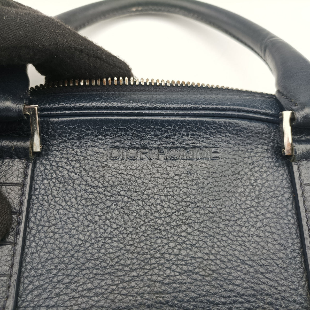 Zip Briefcase Navy leather 05-BO-0165ジップブリーフケース ネイビー レザー 05-BO-0165