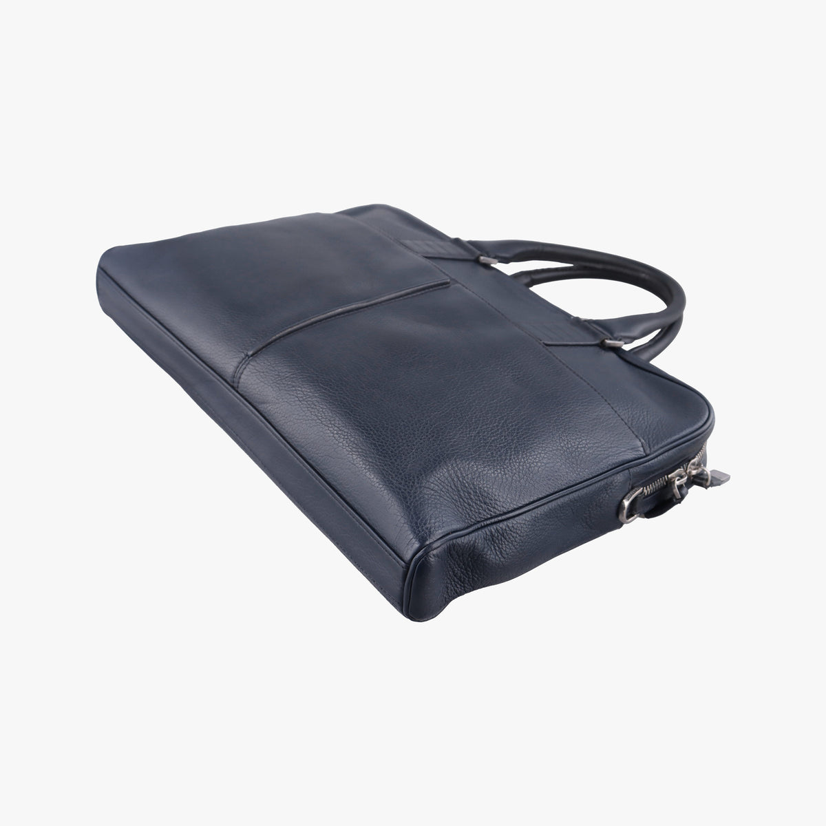 Zip Briefcase Navy leather 05-BO-0165ジップブリーフケース ネイビー レザー 05-BO-0165