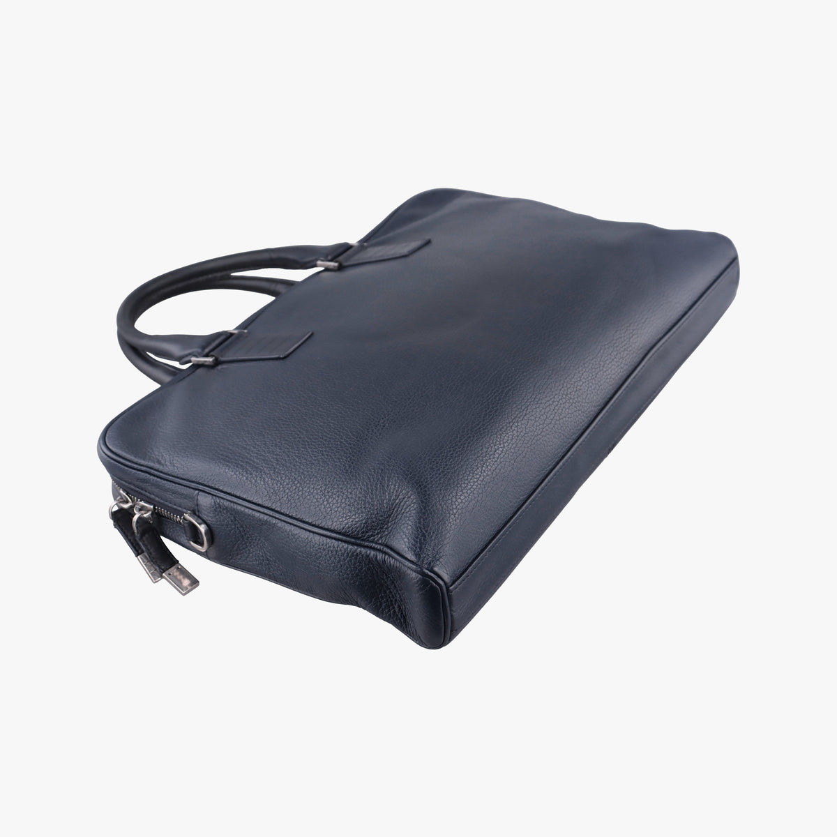 Zip Briefcase Navy leather 05-BO-0165ジップブリーフケース ネイビー レザー 05-BO-0165