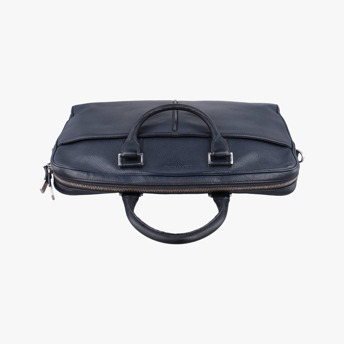 Zip Briefcase Navy leather 05-BO-0165ジップブリーフケース ネイビー レザー 05-BO-0165