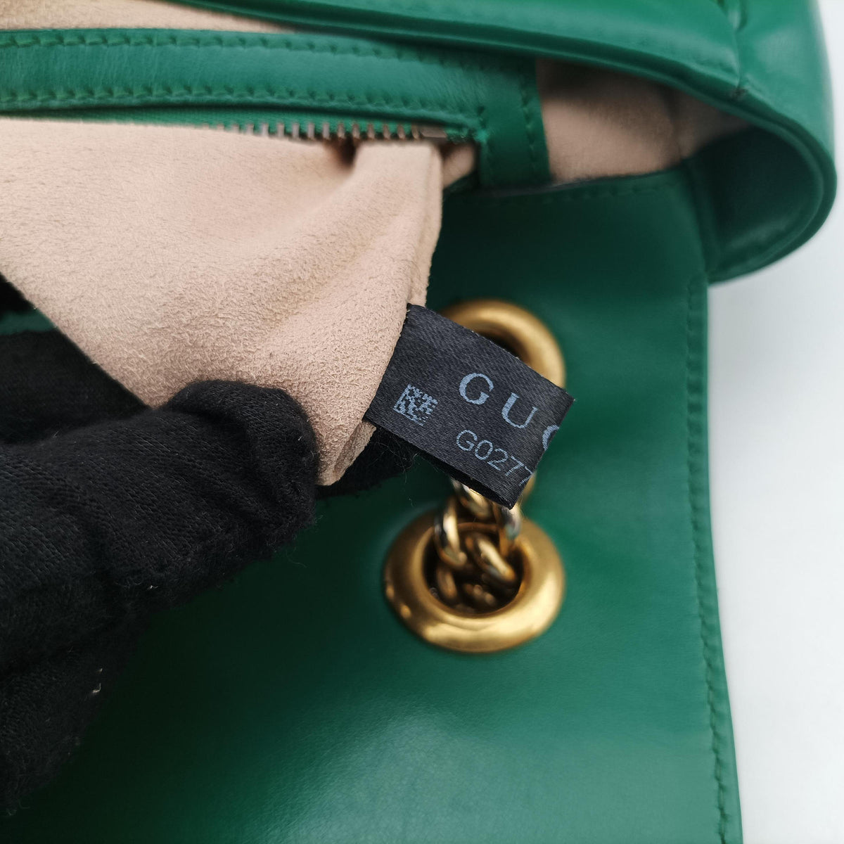 GG Marmont Green Leather 443497 G027711824GGマーモント グリーン レザー 443497 G027711824