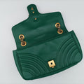 GG Marmont Green Leather 443497 G027711824GGマーモント グリーン レザー 443497 G027711824