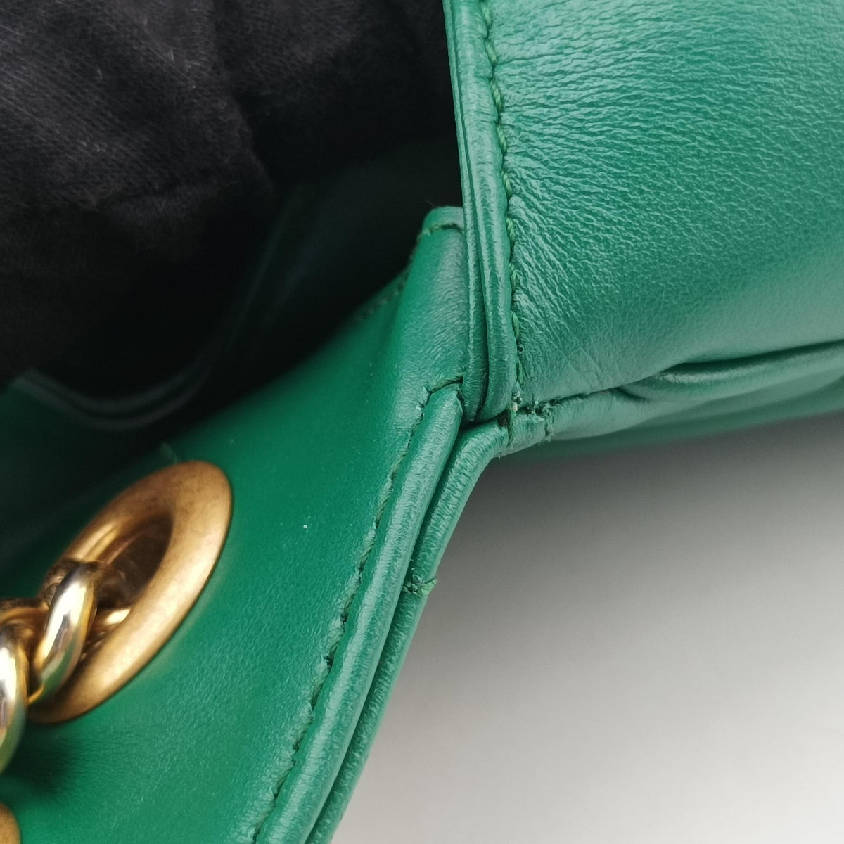 GG Marmont Green Leather 443497 G027711824GGマーモント グリーン レザー 443497 G027711824