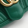 GG Marmont Green Leather 443497 G027711824GGマーモント グリーン レザー 443497 G027711824