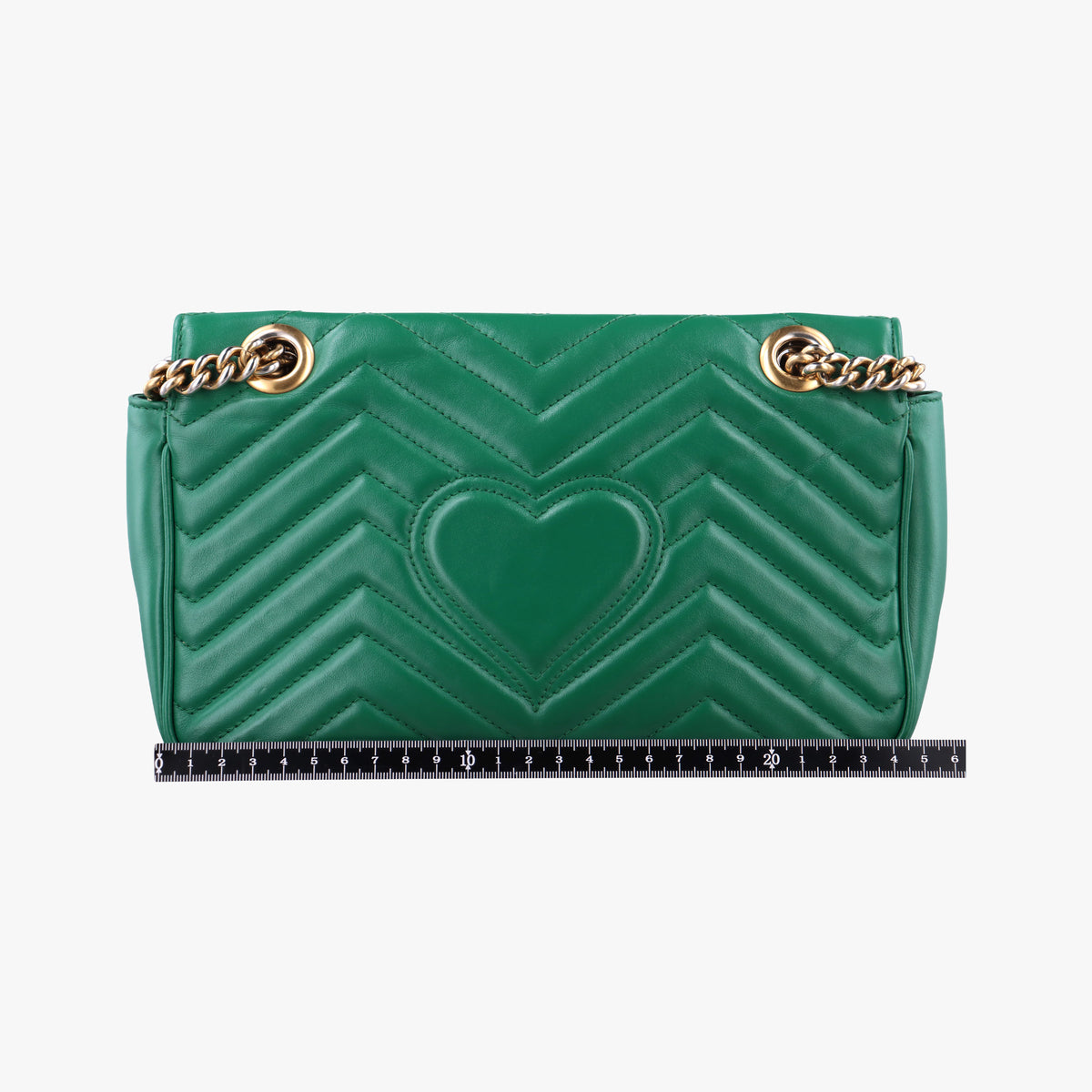 GG Marmont Green Leather 443497 G027711824GGマーモント グリーン レザー 443497 G027711824