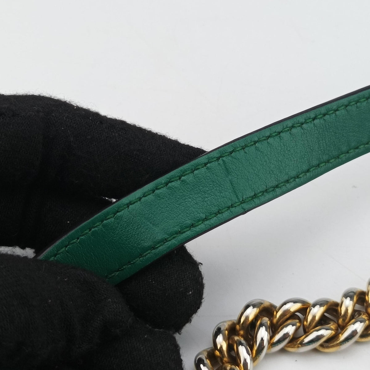 GG Marmont Green Leather 443497 G027711824GGマーモント グリーン レザー 443497 G027711824