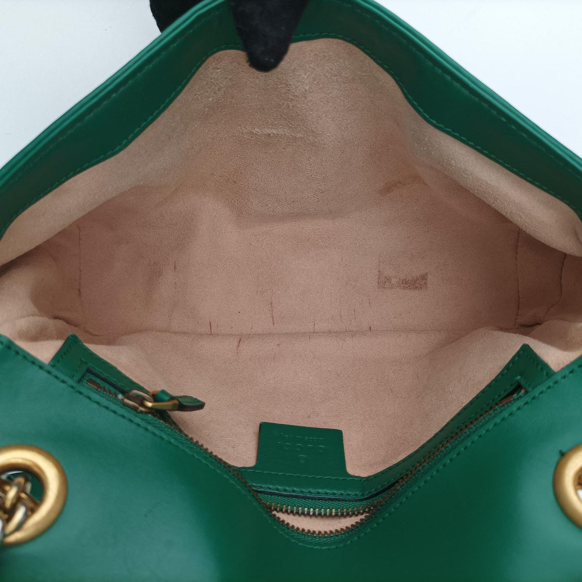 GG Marmont Green Leather 443497 G027711824GGマーモント グリーン レザー 443497 G027711824
