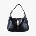Jackie Black Sequin x Leather 147800 ジャッキー ブラック スパンコールxレザー 147800