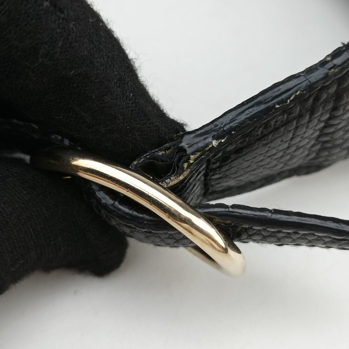 Jackie Black Sequin x Leather 147800 ジャッキー ブラック スパンコールxレザー 147800