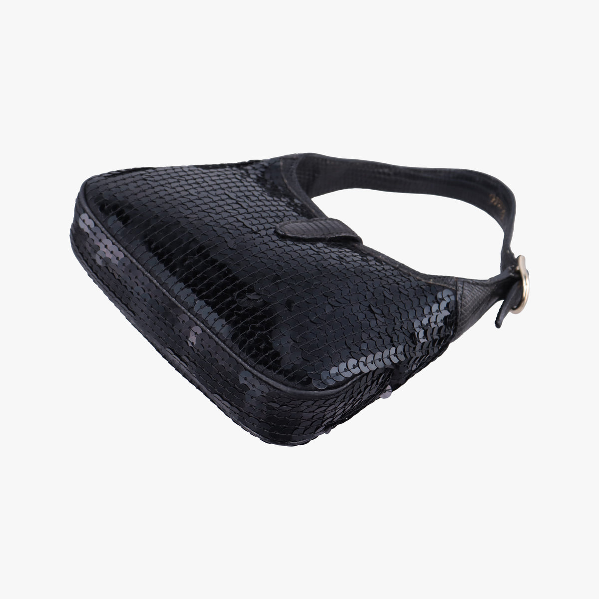 Jackie Black Sequin x Leather 147800 ジャッキー ブラック スパンコールxレザー 147800