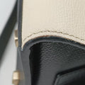 Iside White × Black Calfskin N 489349イジィデ ホワイト × ブラック カーフスキン N 489349