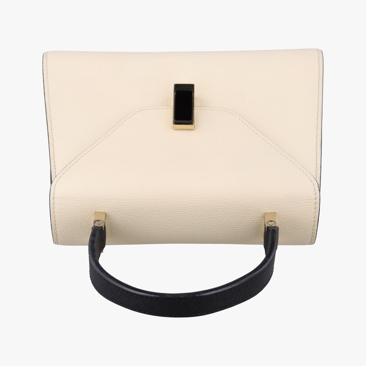 Iside White × Black Calfskin N 489349イジィデ ホワイト × ブラック カーフスキン N 489349