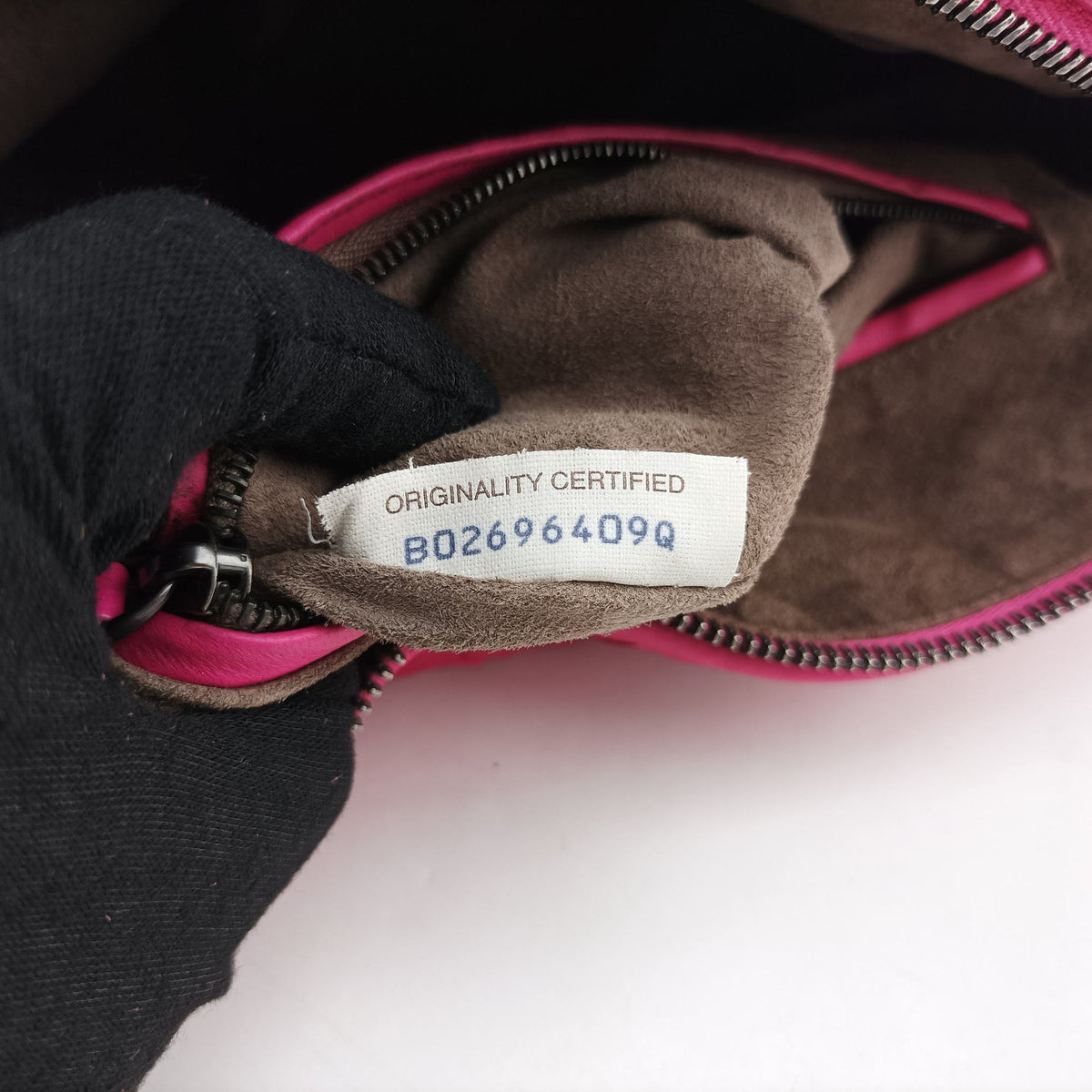 Nodini Intrecciato Pink Lambskin B02696409Qノディーニ イントレチャート ピンク ラムスキン B02696409Q