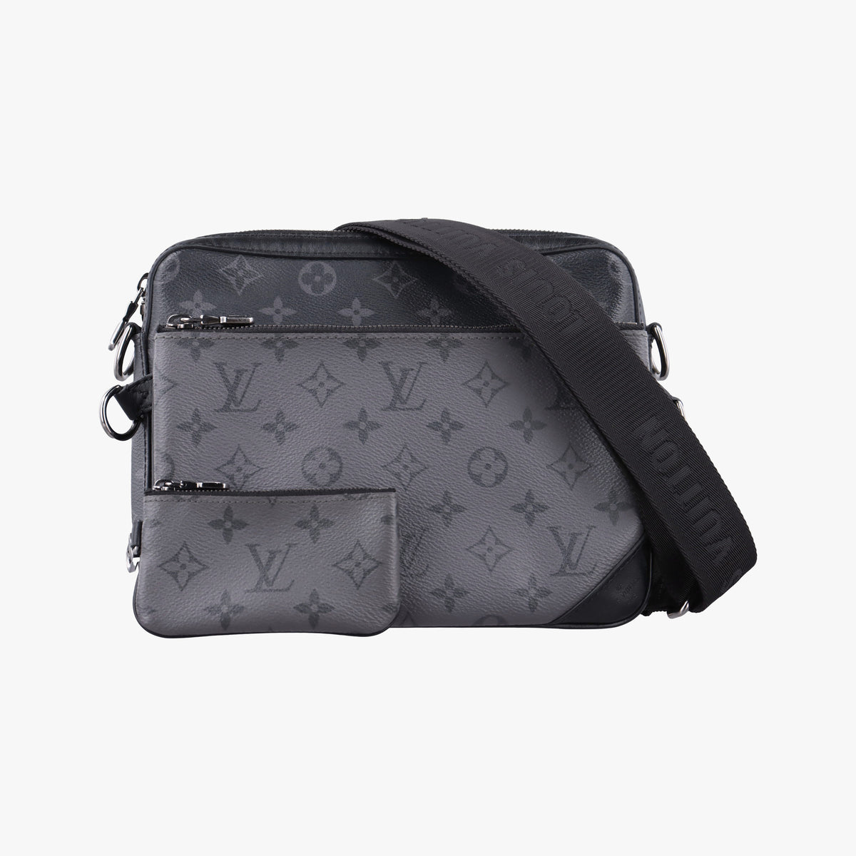 Trio Messenger Gris Monogram Shadow M46603 IC Chipトリオ メッセンジャー グリ モノグラム シャドウ M46603 ICチップ