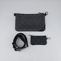 Trio Messenger Gris Monogram Shadow M46603 IC Chipトリオ メッセンジャー グリ モノグラム シャドウ M46603 ICチップ