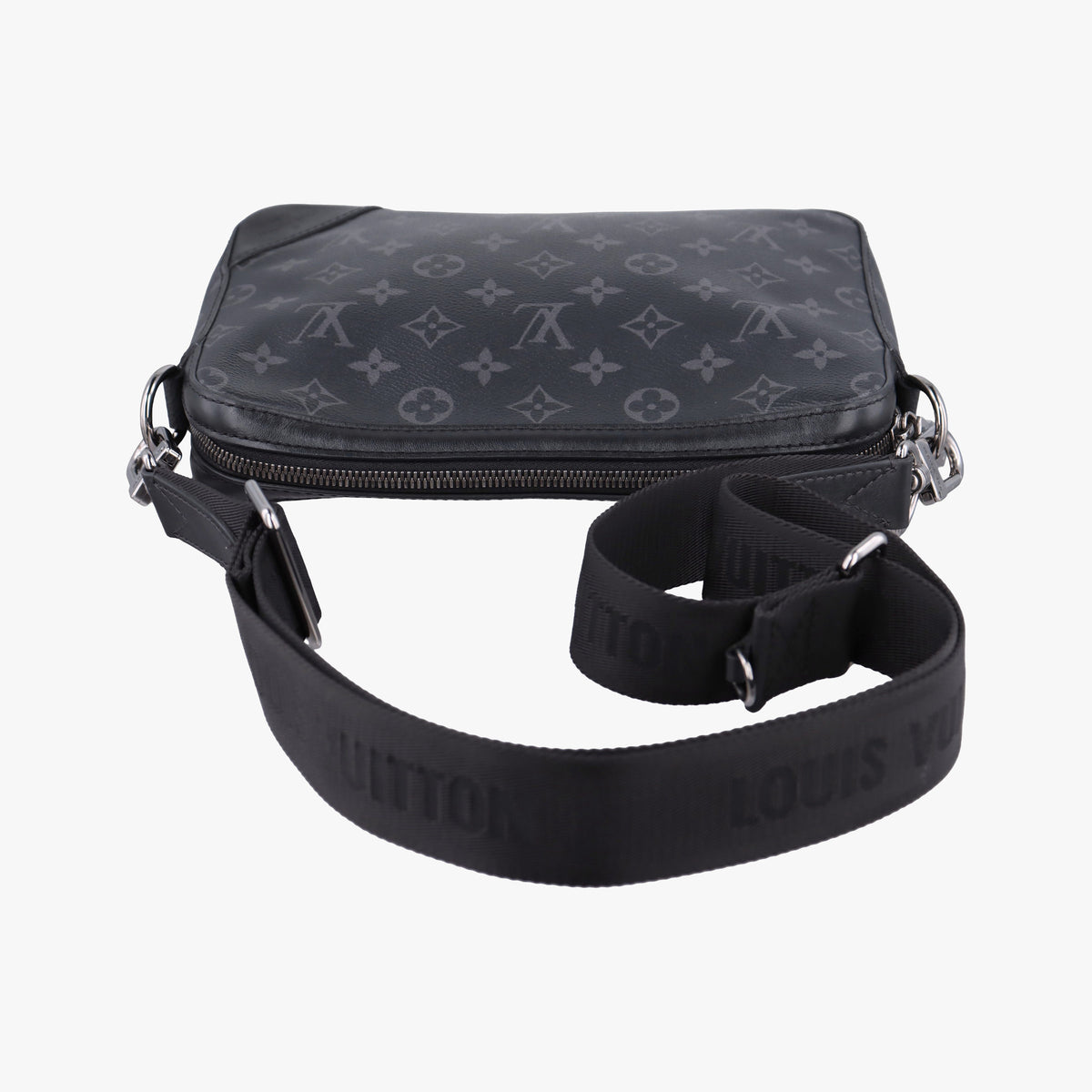 Trio Messenger Gris Monogram Shadow M46603 IC Chipトリオ メッセンジャー グリ モノグラム シャドウ M46603 ICチップ