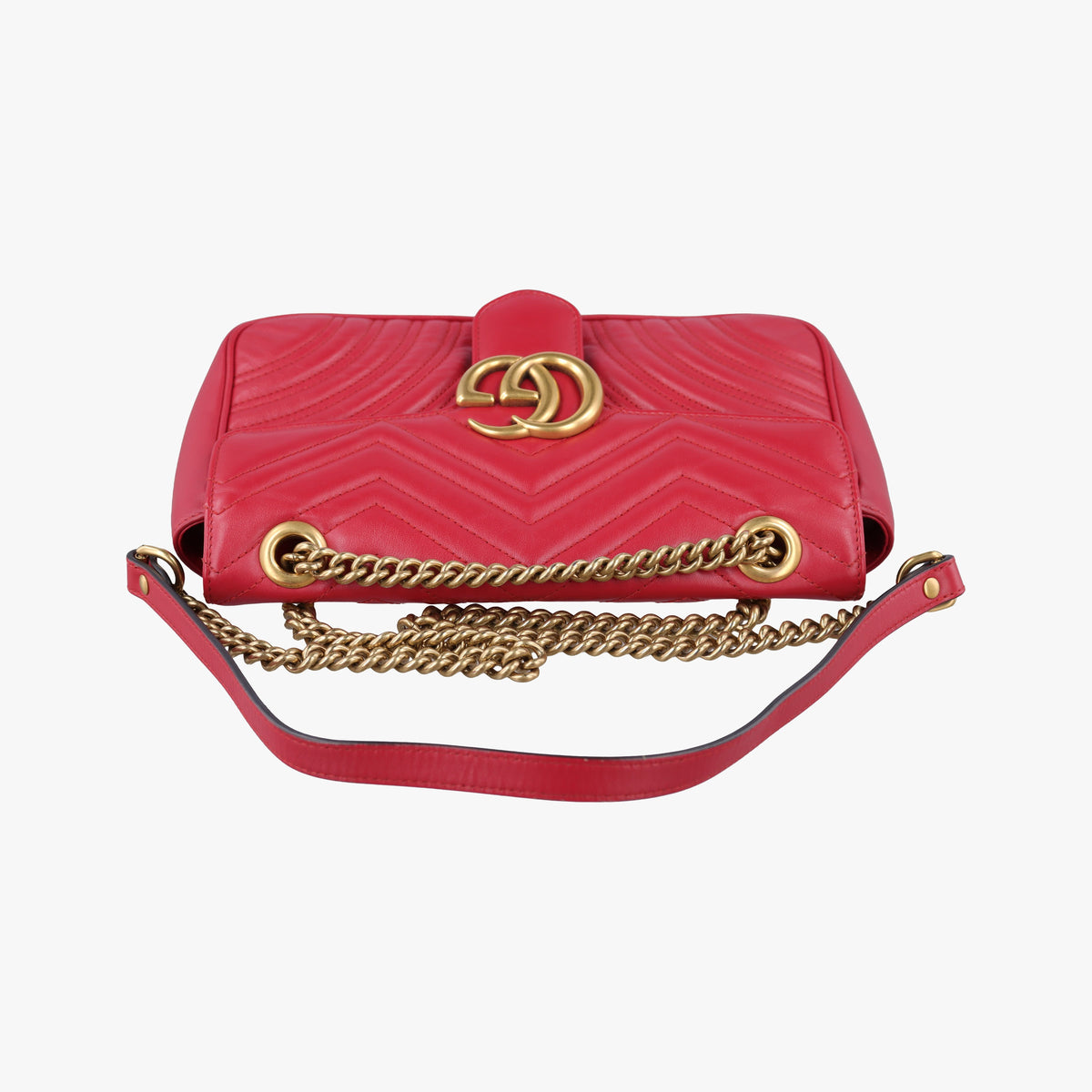 GG Marmont Red Leather 443497 B024424555GGマーモント レッド レザー 443497 B024424555