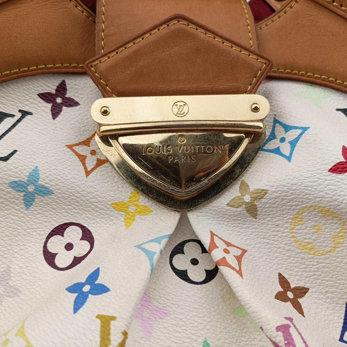 URSULA white Monogram Multicolor M40123 Lot number unknownウルスラ ブロン モノグラム マルチカラー M40123 製番不明