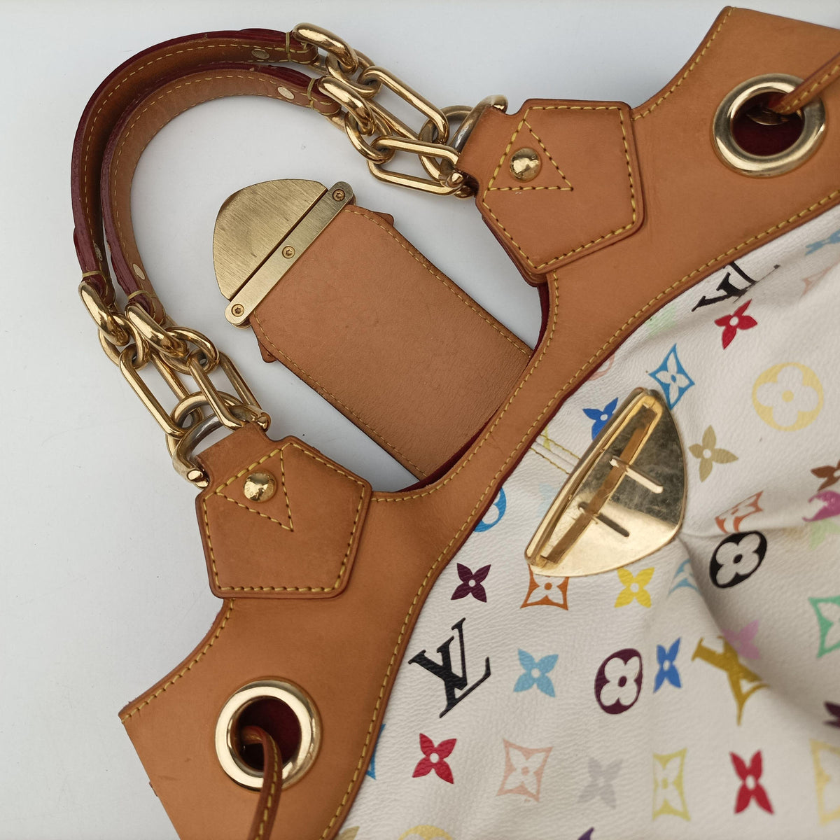URSULA white Monogram Multicolor M40123 Lot number unknownウルスラ ブロン モノグラム マルチカラー M40123 製番不明