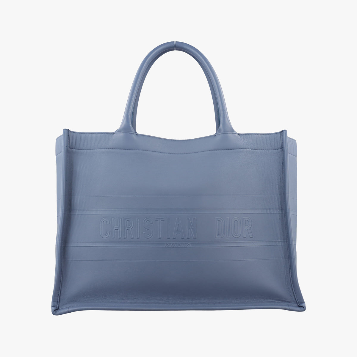 Book Tote Bag Blue leather 62-MA-0250ブックトート バッグ ブルー レザー 62-MA-0250