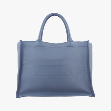 Book Tote Bag Blue leather 62-MA-0250ブックトート バッグ ブルー レザー 62-MA-0250