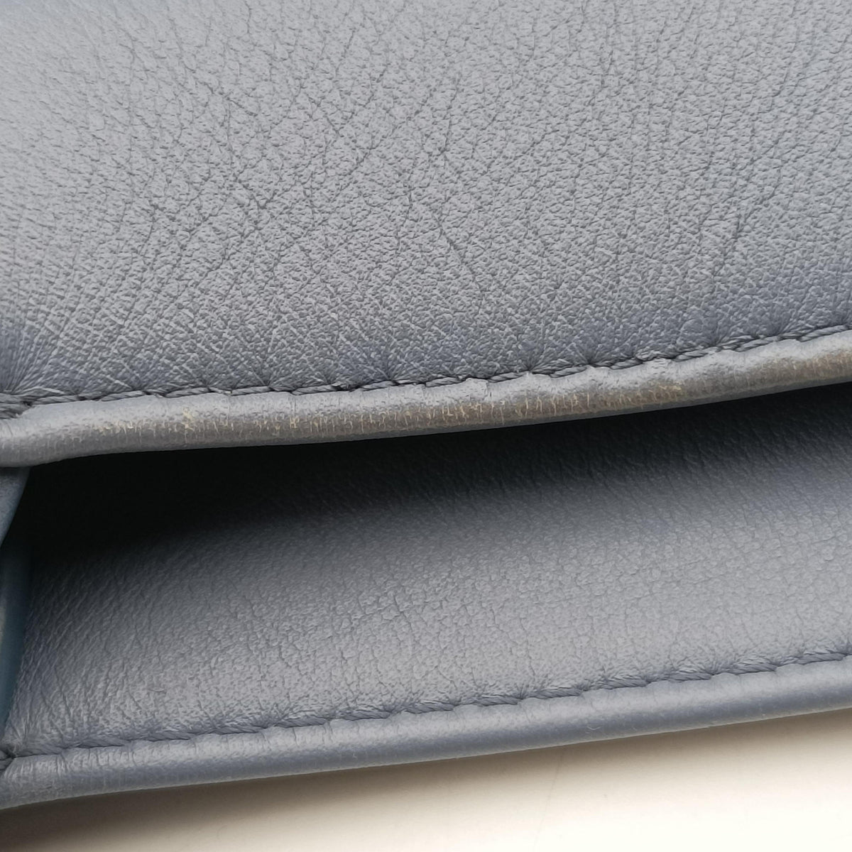 Book Tote Bag Blue leather 62-MA-0250ブックトート バッグ ブルー レザー 62-MA-0250