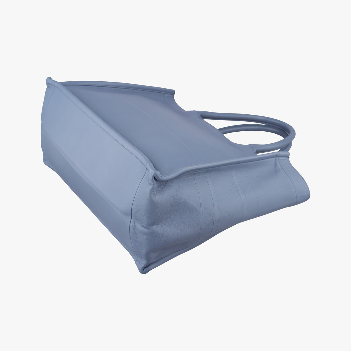 Book Tote Bag Blue leather 62-MA-0250ブックトート バッグ ブルー レザー 62-MA-0250