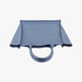 Book Tote Bag Blue leather 62-MA-0250ブックトート バッグ ブルー レザー 62-MA-0250
