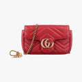 GG Marmont Red Leather 476433 GGマーモント レッド レザー 476433