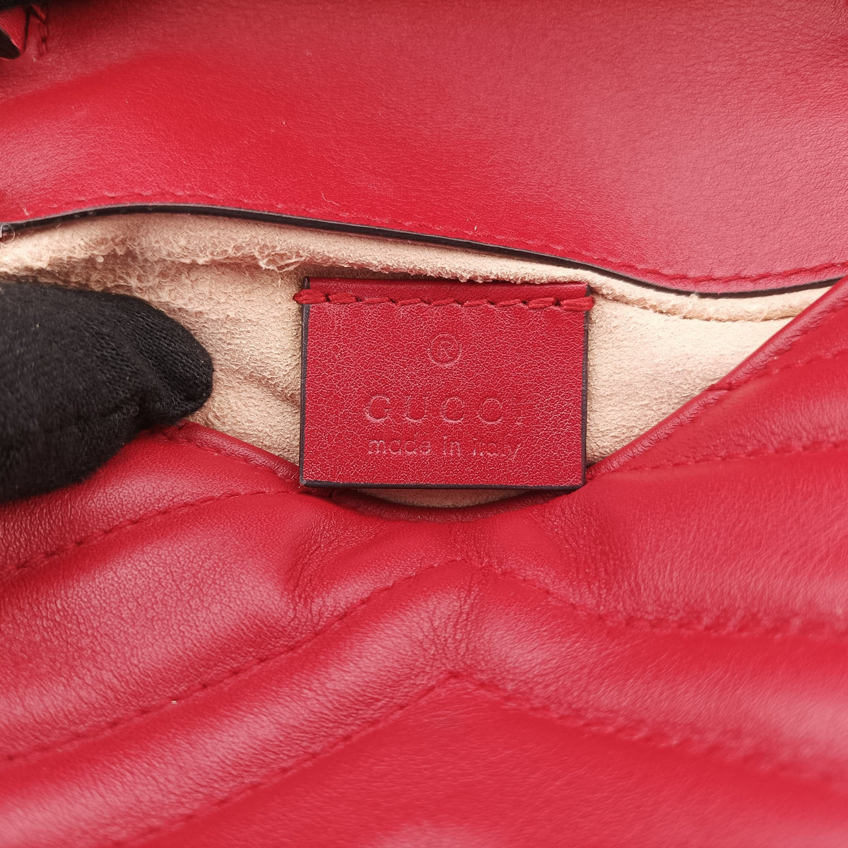 GG Marmont Red Leather 476433 GGマーモント レッド レザー 476433