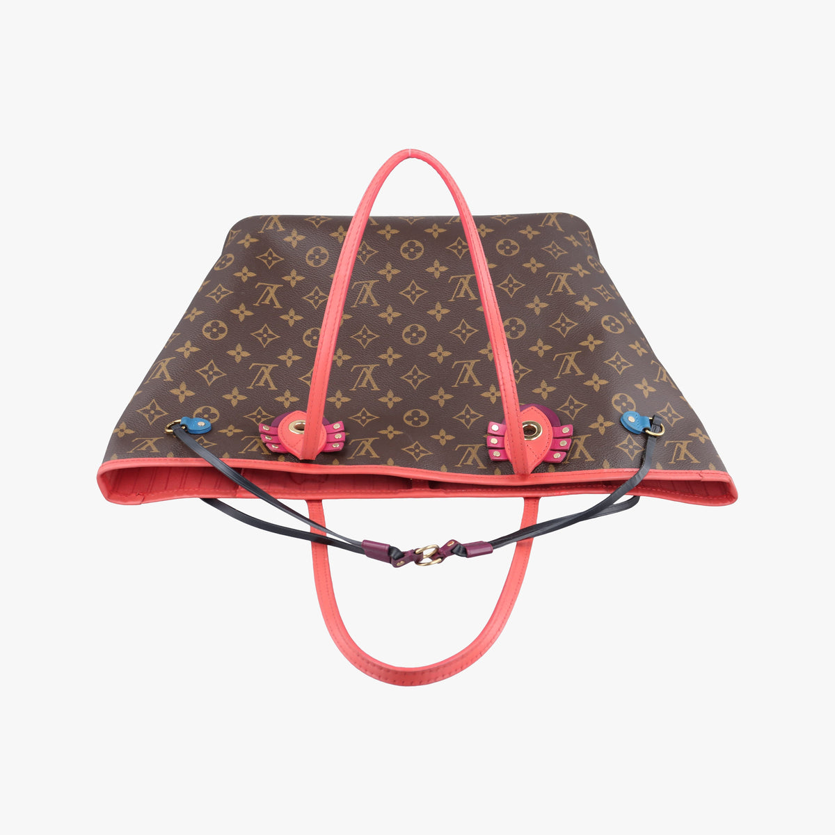 NEVERFULL MM Totem brown×Flamingo Monogram Canvas M41663 CA4165ネヴァーフルMM モノグラム/ブラウン×フラミンゴ モノグラムキャンバス M41663 CA4165