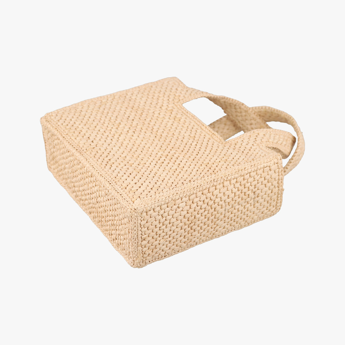 Font Tote Mini Beige Raffia A685V46X01 822416フォント トート ミニ ベージュ ラフィア A685V46X01 822416