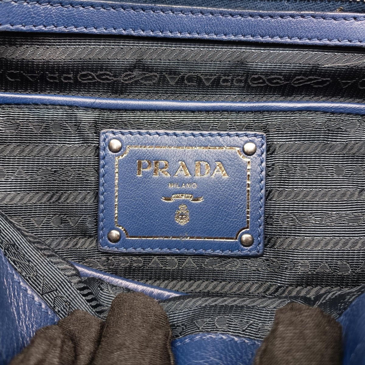 Gaufre Blue Lambskin 25ゴーフル ブルー ラムスキン 25