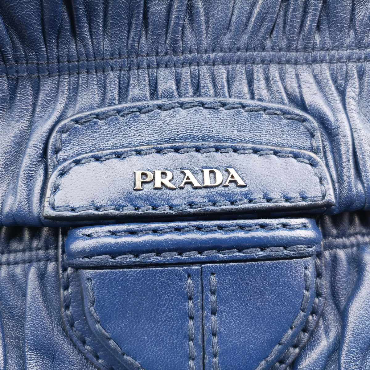 Gaufre Blue Lambskin 25ゴーフル ブルー ラムスキン 25