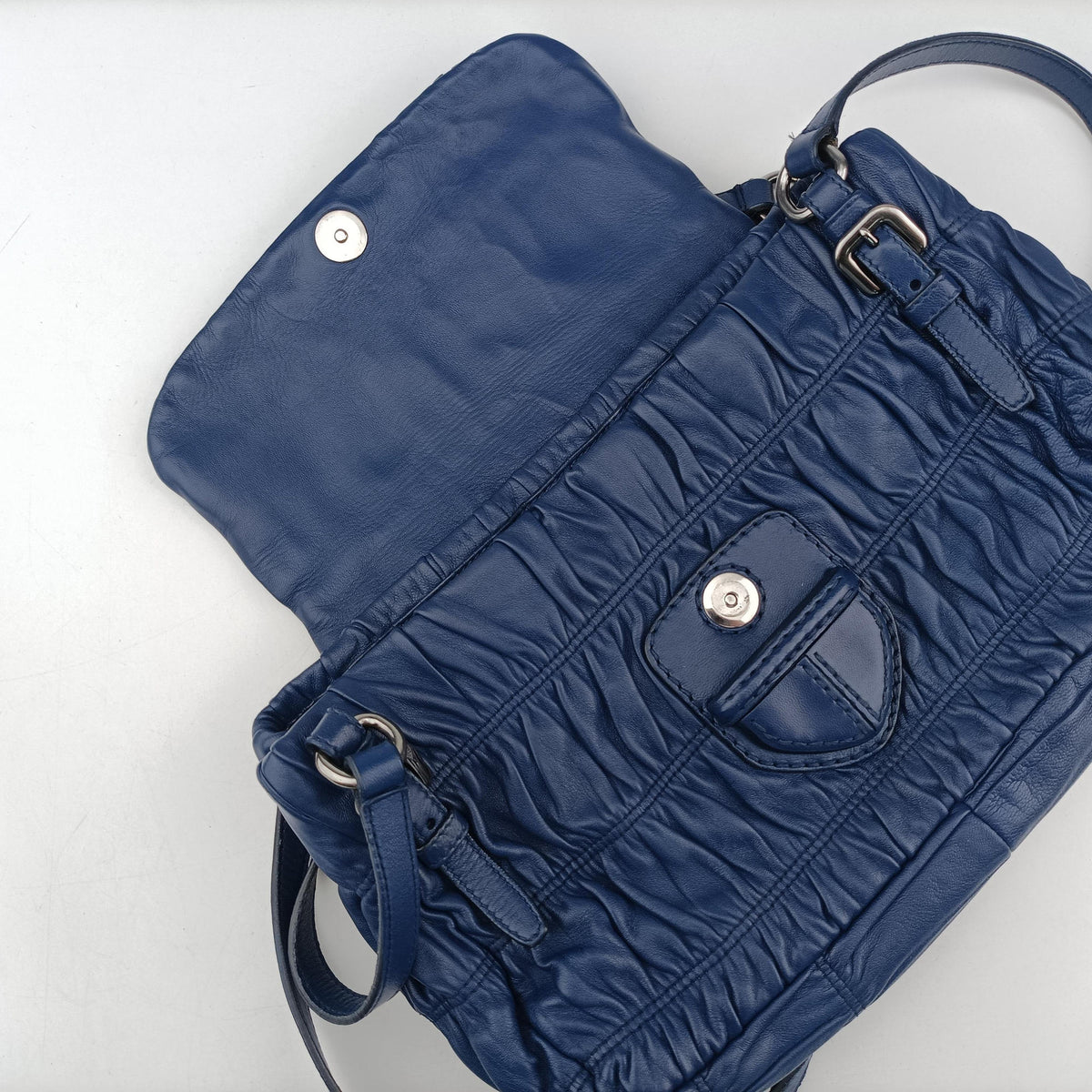 Gaufre Blue Lambskin 25ゴーフル ブルー ラムスキン 25