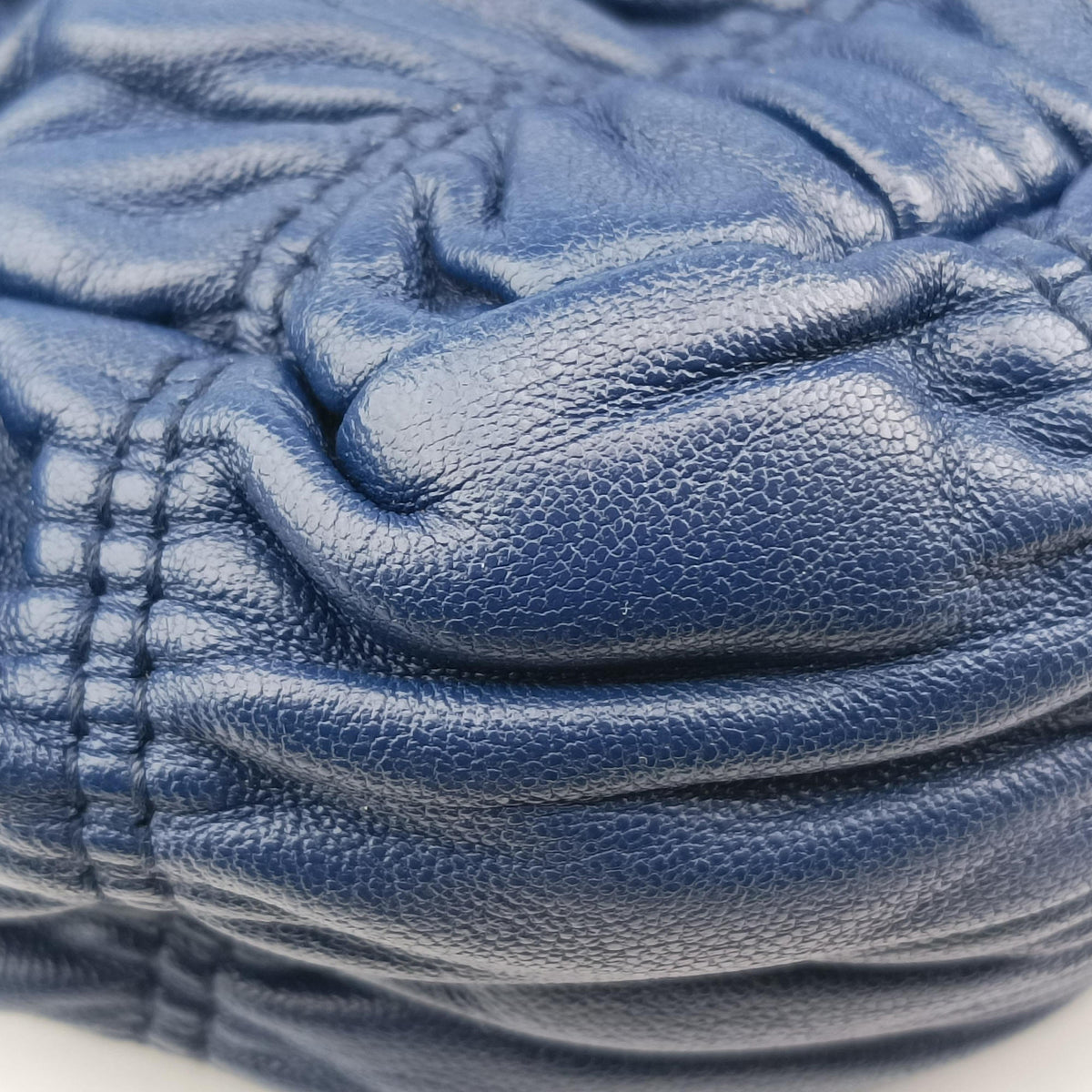 Gaufre Blue Lambskin 25ゴーフル ブルー ラムスキン 25