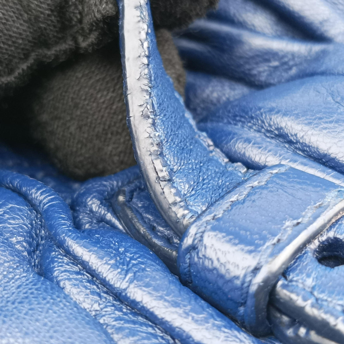 Gaufre Blue Lambskin 25ゴーフル ブルー ラムスキン 25