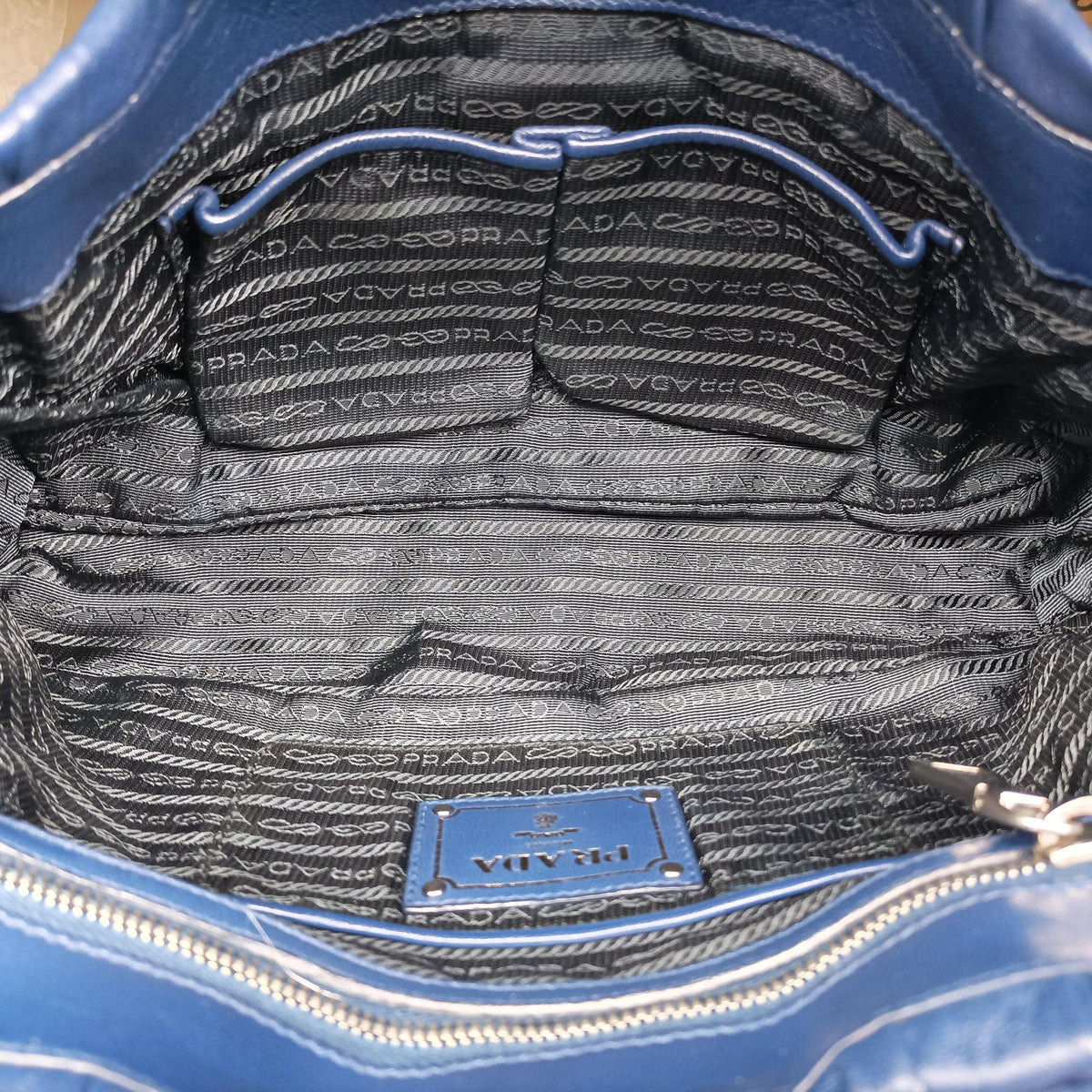 Gaufre Blue Lambskin 25ゴーフル ブルー ラムスキン 25