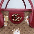 Doraemon GG Supreme Beige×Red PVC coated canvas×Leather 654345 G033863020ドラえもんGGスプリーム ベージュ×レッド PVCコーティングキャンバス×レザー 654345 G033863020